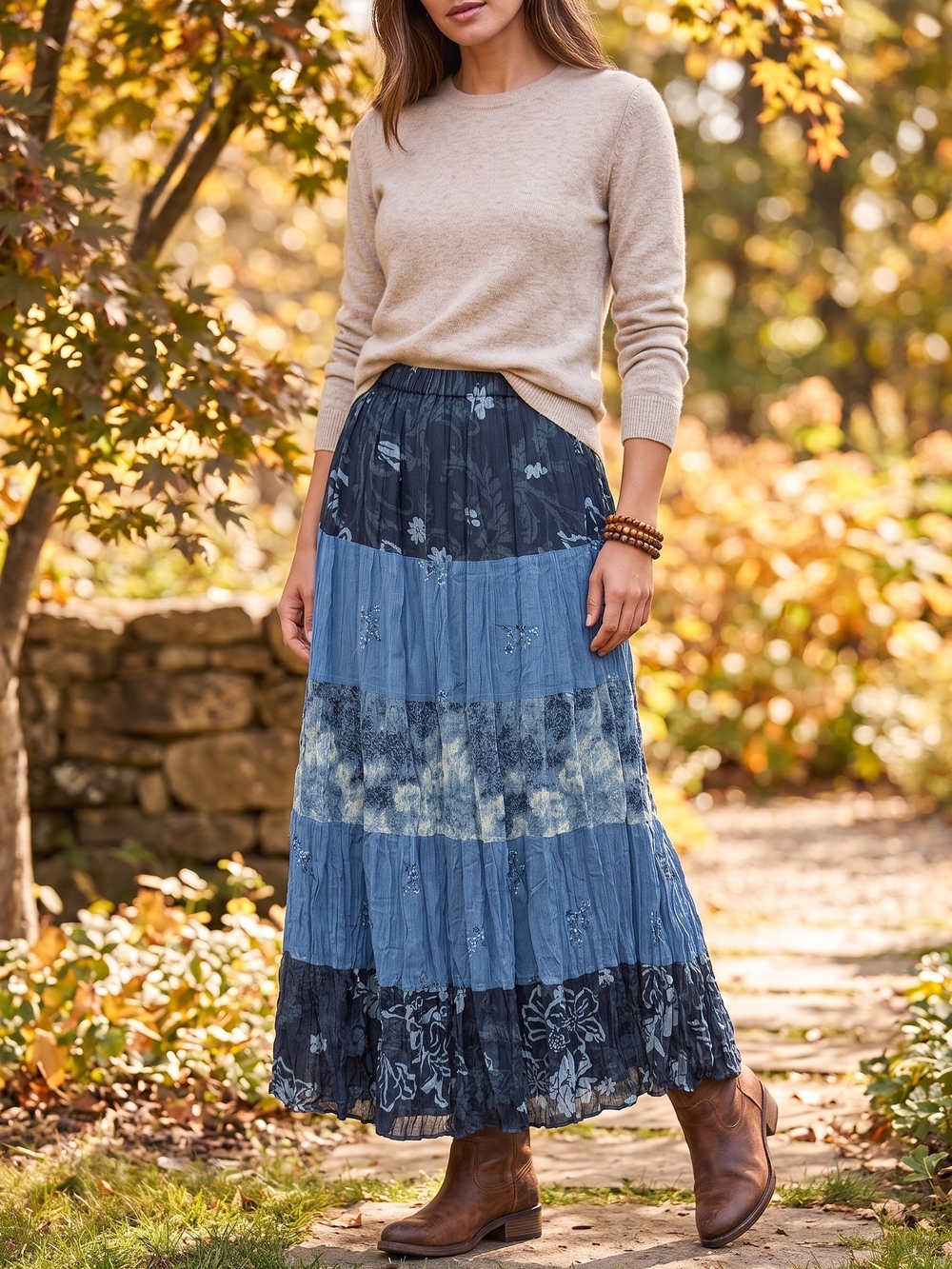Vintage Broomstick Maxi Skirt Attitude NWT Boho Whimsigoth Cottagecore